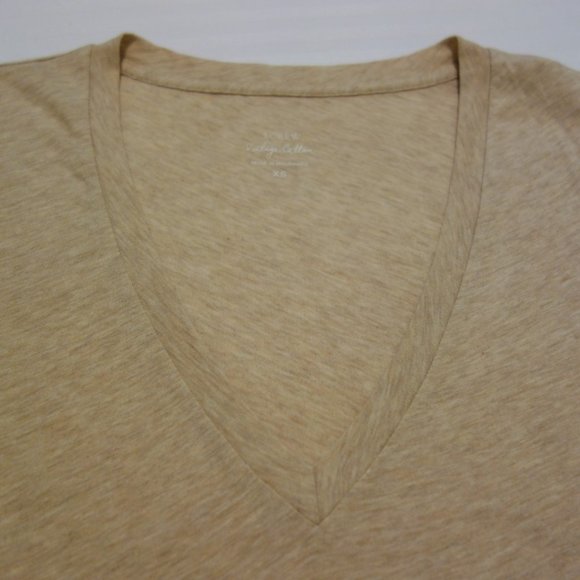 J. Crew Vintage Cotton Beige T-Shirt - Picture 3 of 8